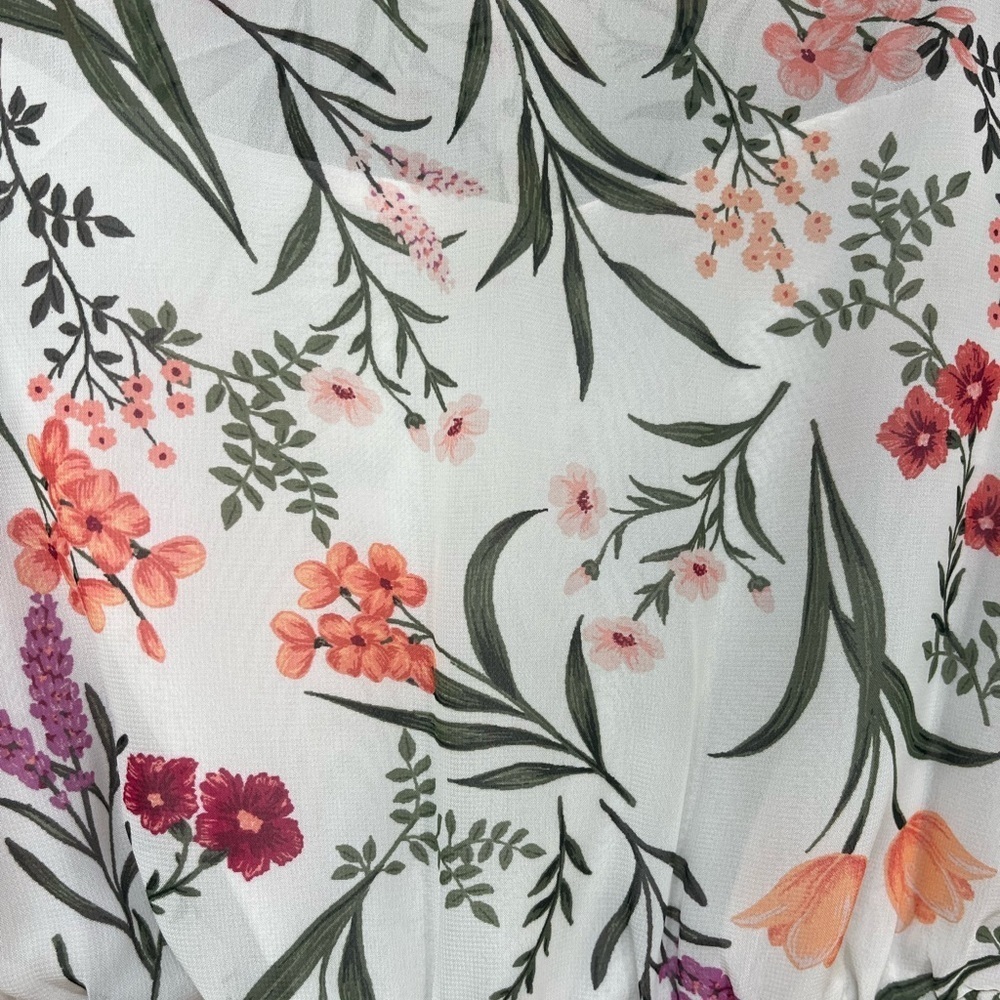NWT Eliza J Floral Midi Dress - Picture 8 of 12
